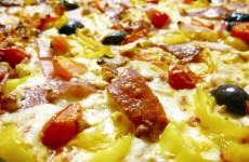 Quick Bite: Mediterranean Pizza with Genoa Salami