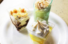 Dessert Trio, Dessert and Champagne