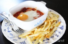 Tomato and Chorizo Eggs Cocotte