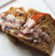 Lavender Tea Cake with Chambord Icing