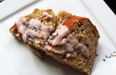 Lavender Tea Cake with Chambord Icing