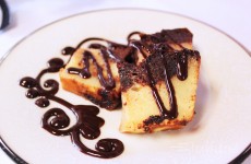Fudge Ripple Bread Pudding
