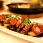 Solomillo Ibérico with Sautéed Apples and Rosemary Demi by Marilyn Torres