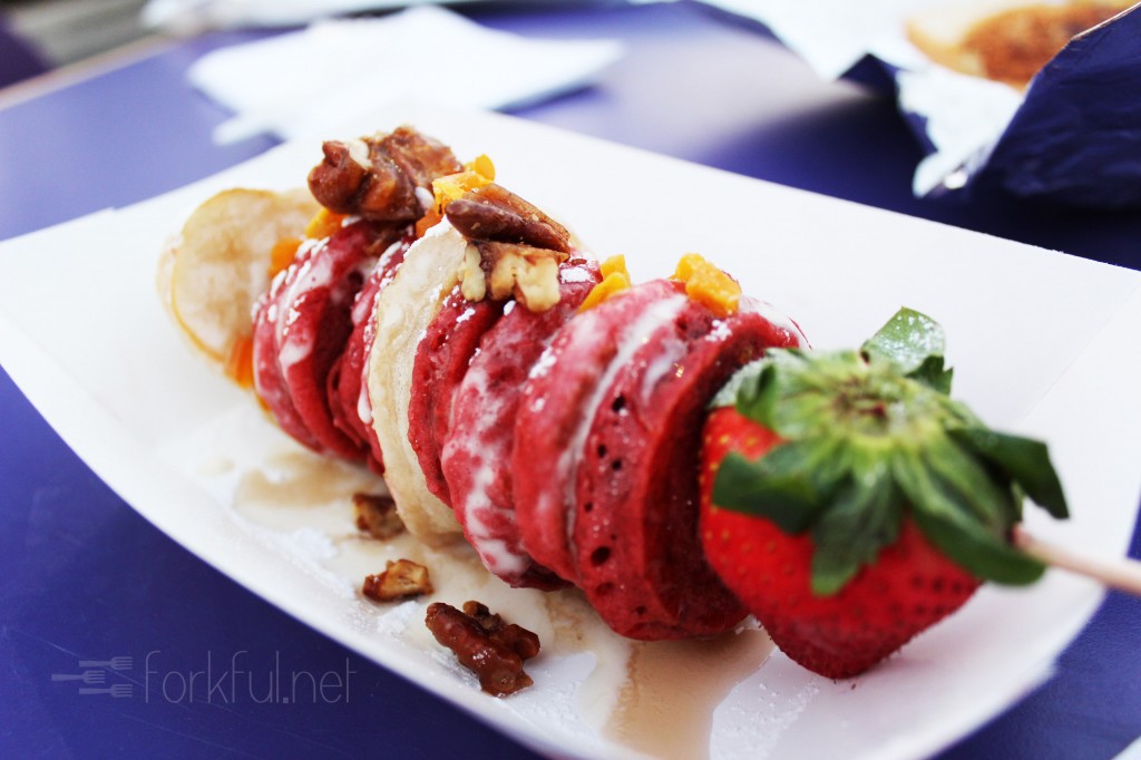 Curbside Chef — Red Velvet Pancake Skewer