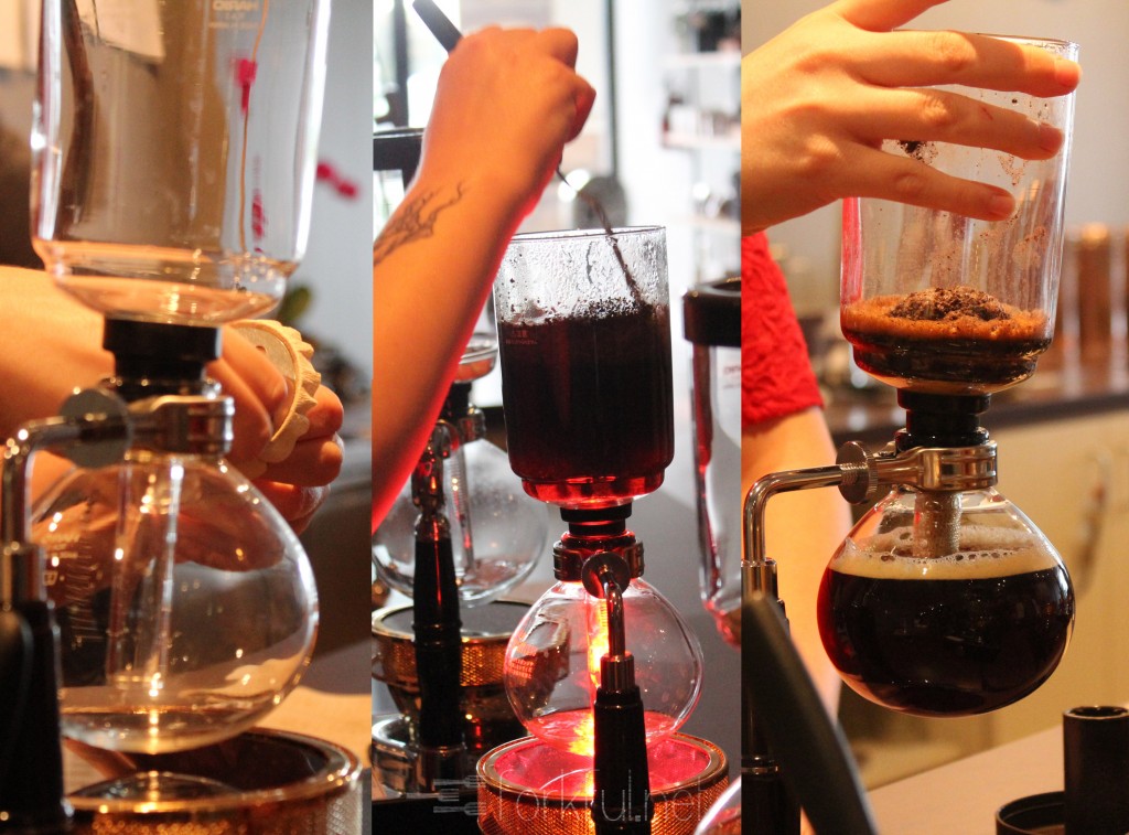Japanese Hario Coffee Brewing Siphon — Brewing Process